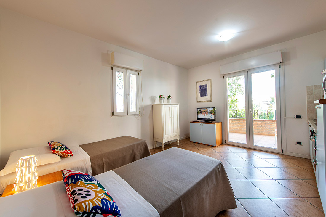 Terrazzo arredato